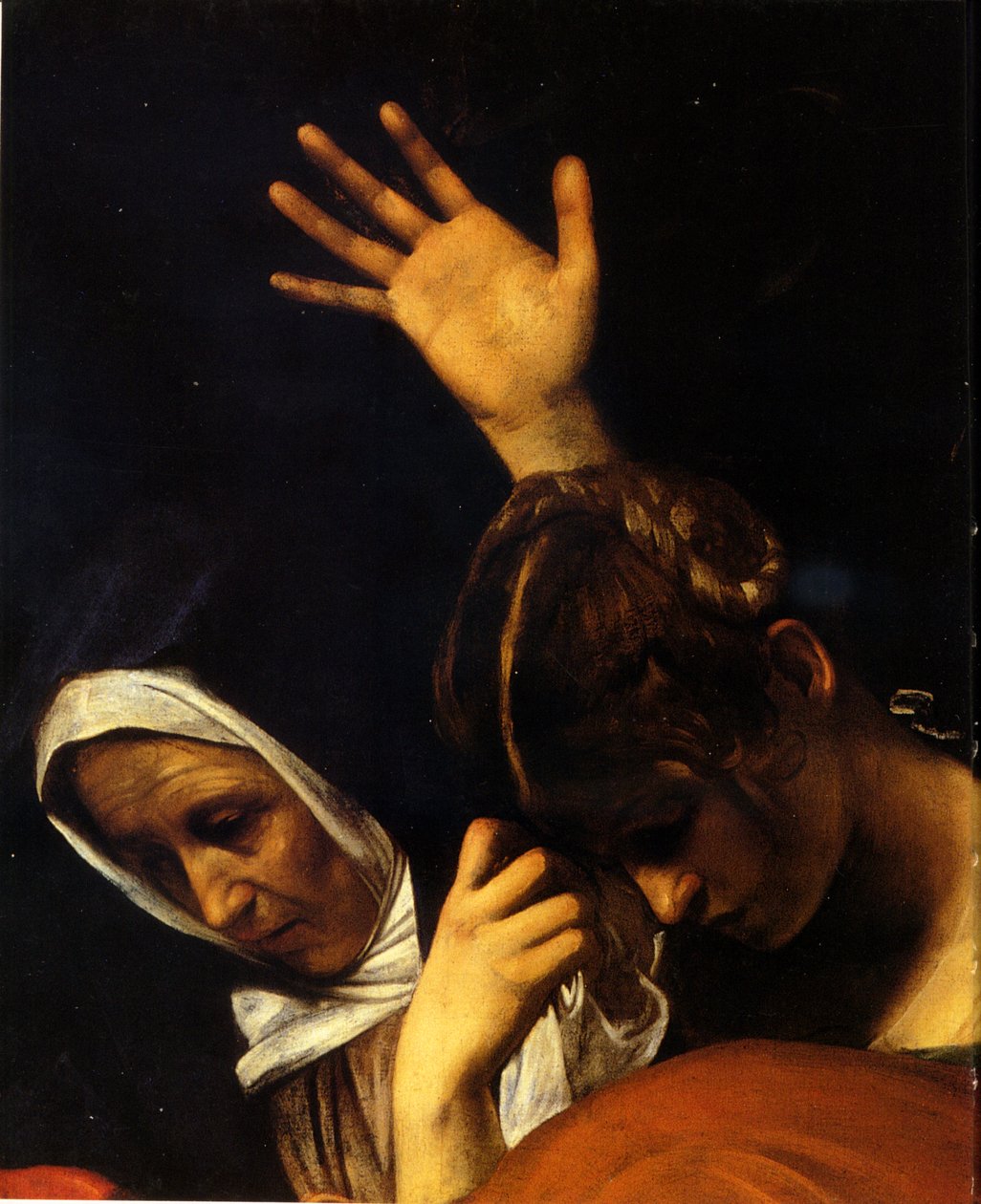 Deposição (detalhe 2) Caravaggio de Michelangelo Merisi Caravaggio