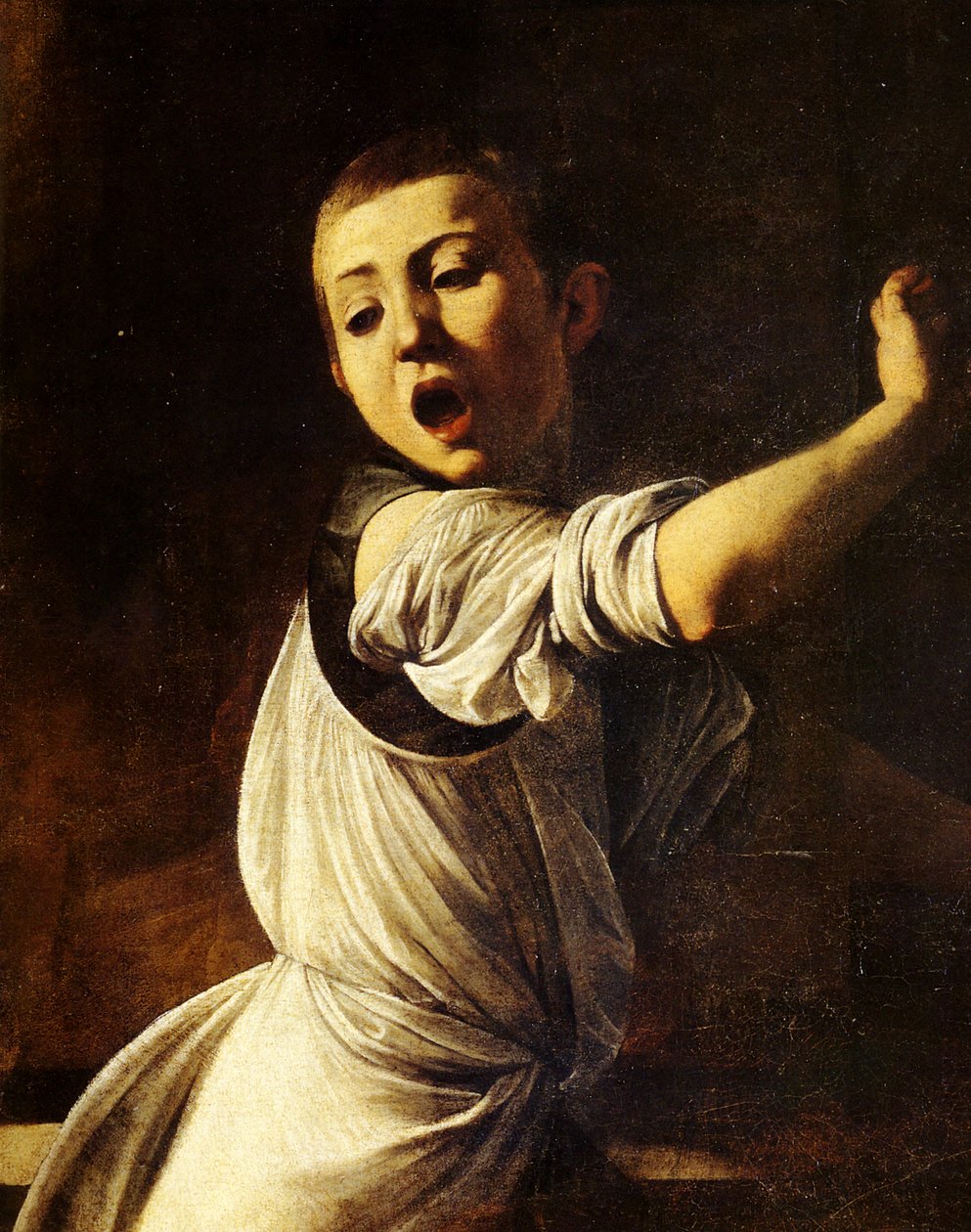 Martírio de São Mateus (detalhe) de Michelangelo Merisi Caravaggio