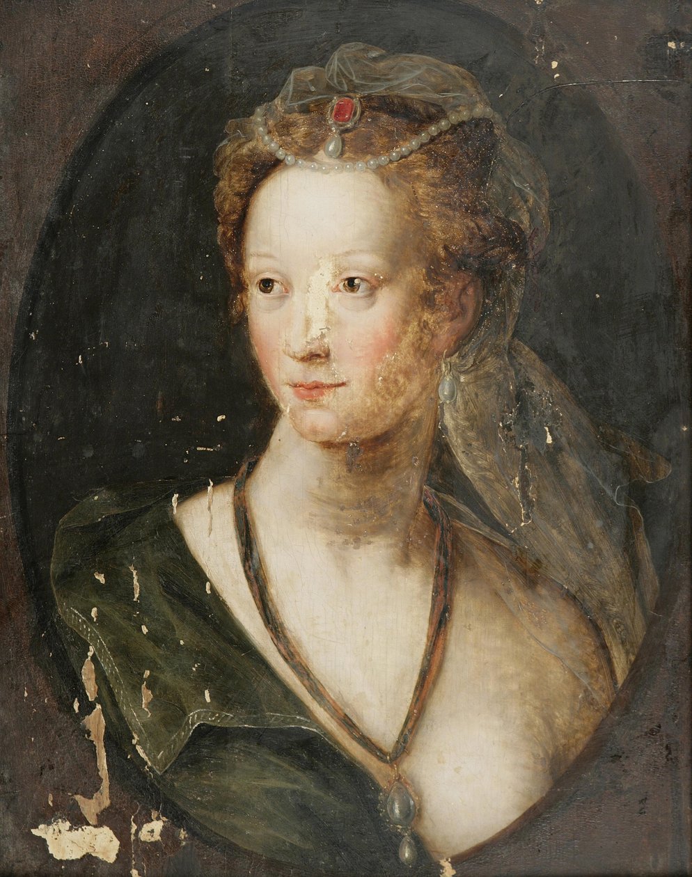 Cabeça de uma mulher de Flemish