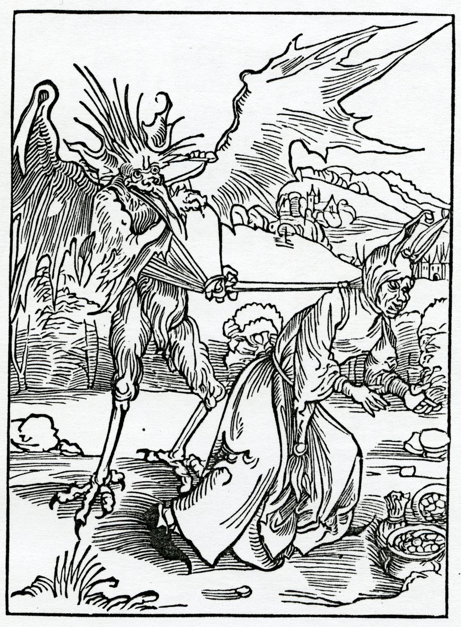De hm que fyndeth deve de outro mannys nat restorynge ao dono, ilustração de tradução inglesa de Alexander Barclay de &39;O Barco de Bobos&39;, de uma edição publicada em 1874 (engravi de German School