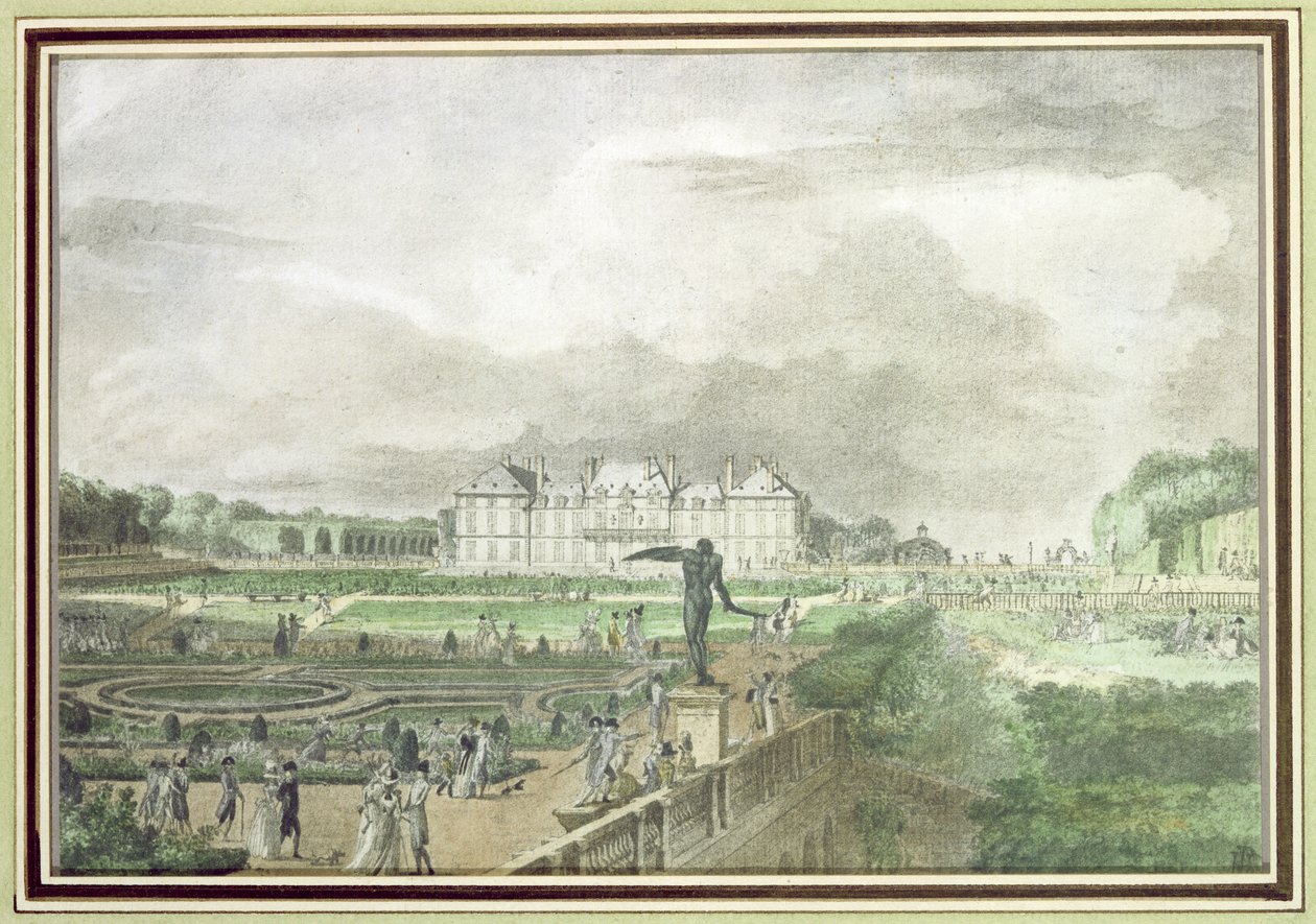 Chateau e Jardim de Sceaux (wc no papel) de Meunier
