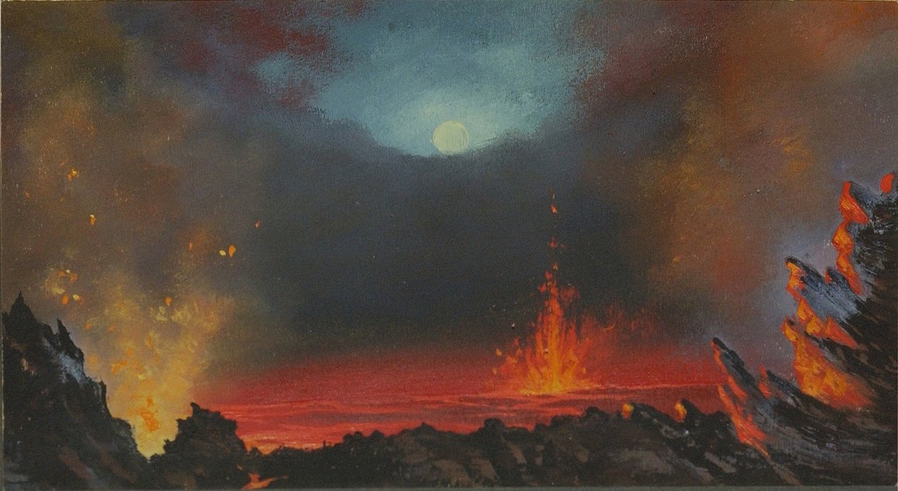 Kilauea Caldera de Ogura Yonesuke Itoh