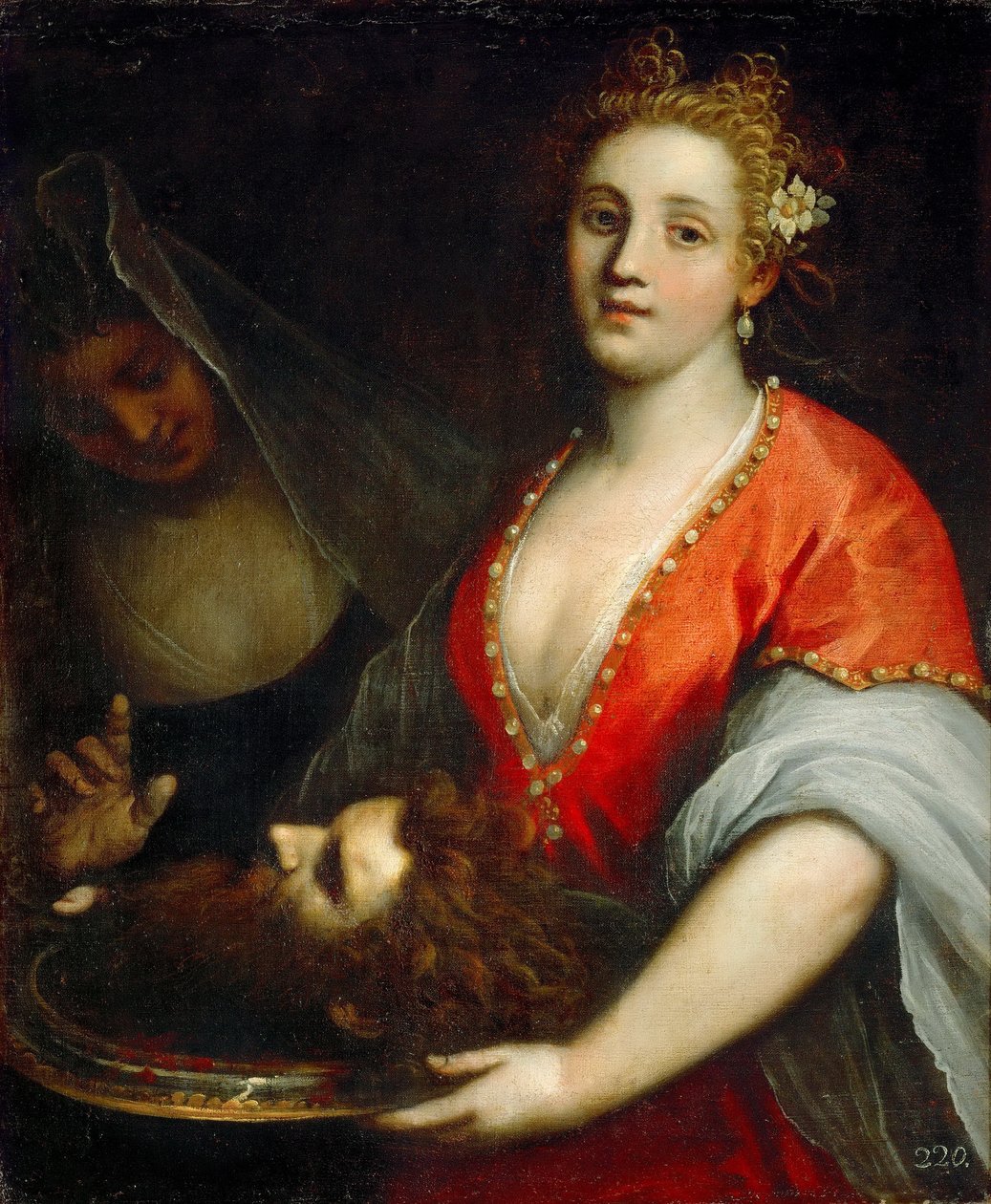 Salomé com a cabeça de João Batista de Palma Il Giovane