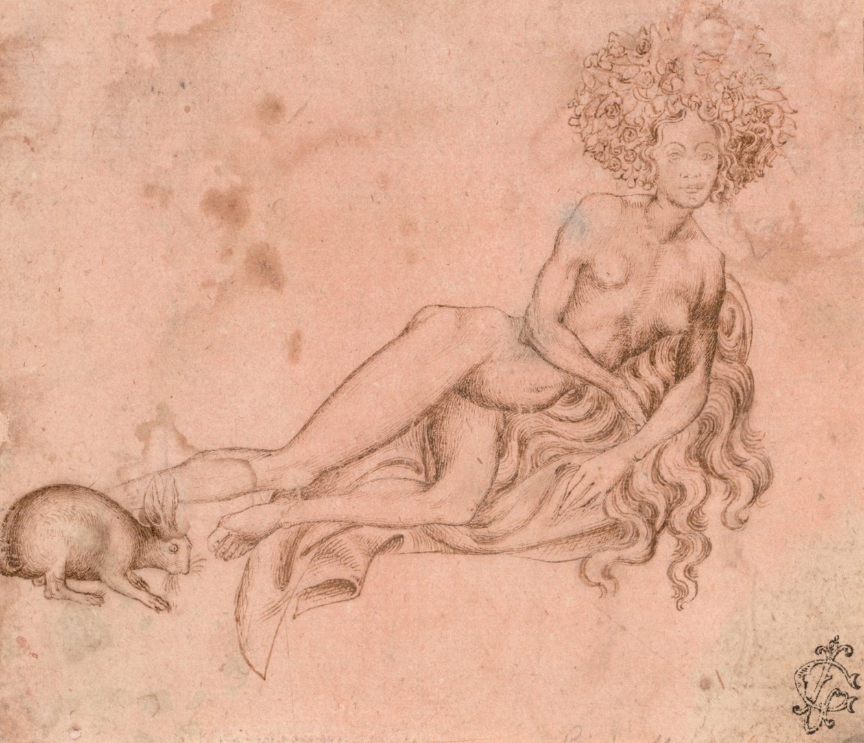 Alegoria da Lust (direita), c. 1426 de Antonio Pisanello