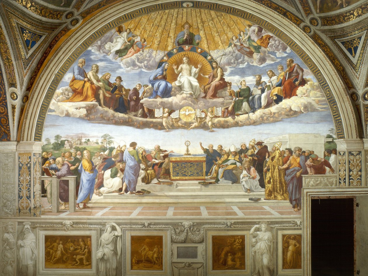 Disputa do Sacramento de Raffaello Sanzio Raphael