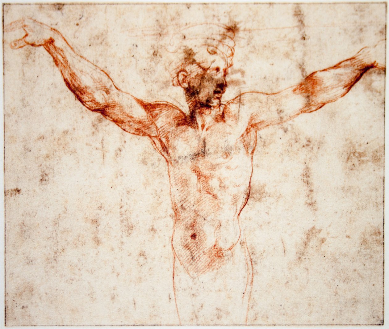 Herm com braços estendidos de Raffaello Sanzio Raphael