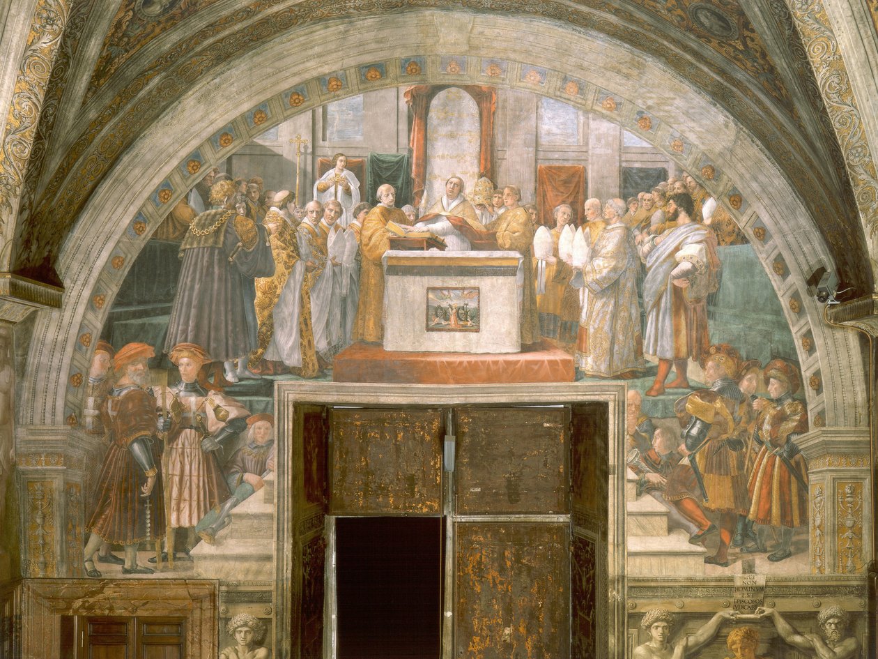 Justificação de Leão III de Raffaello Sanzio Raphael