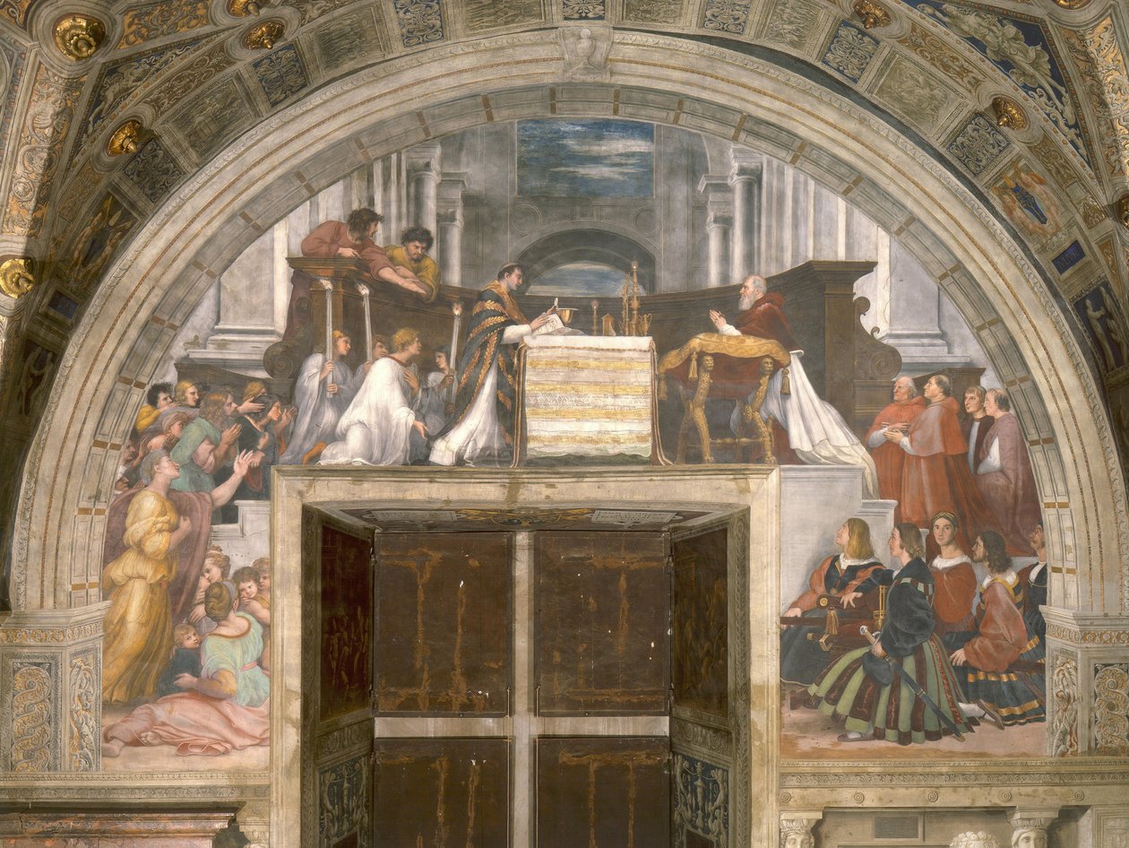 Missa de Bolsena de Raffaello Sanzio Raphael
