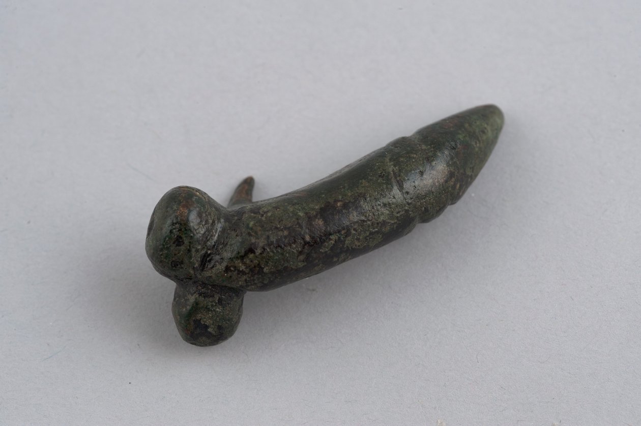 Amuleto em forma de falo (bronze) de Roman