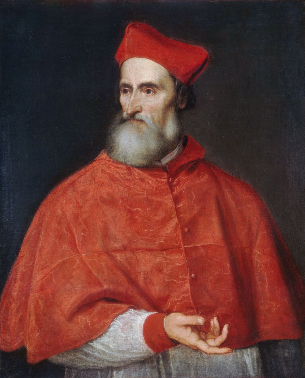 Retrato do cardeal Pietro Bembo de Tiziano Vecelli