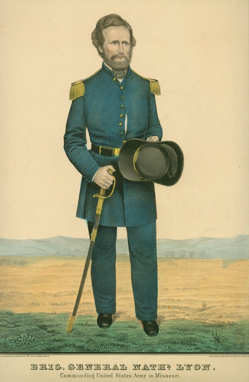 Brigue. General Nathaniel Lyon. Comando do Exército dos Estados Unidos em Missouri. de Unknown