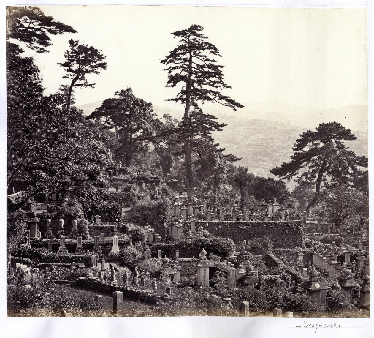 Cidade de Nagasaki (Japão) em 1865 de Unknown