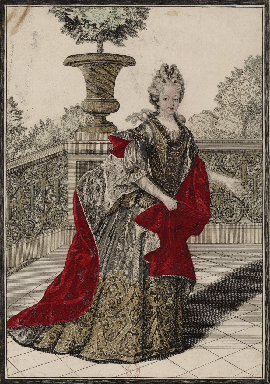 Marie Adélaïde de Savoy enquanto duquesa de Borgonha de Unknown