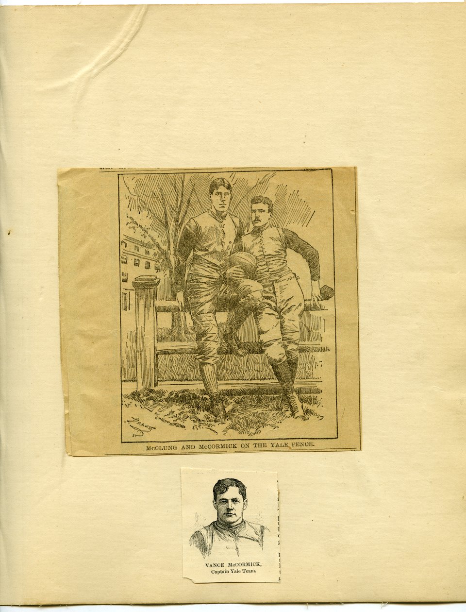 McClung e McCormick na cerca de Yale de Unknown
