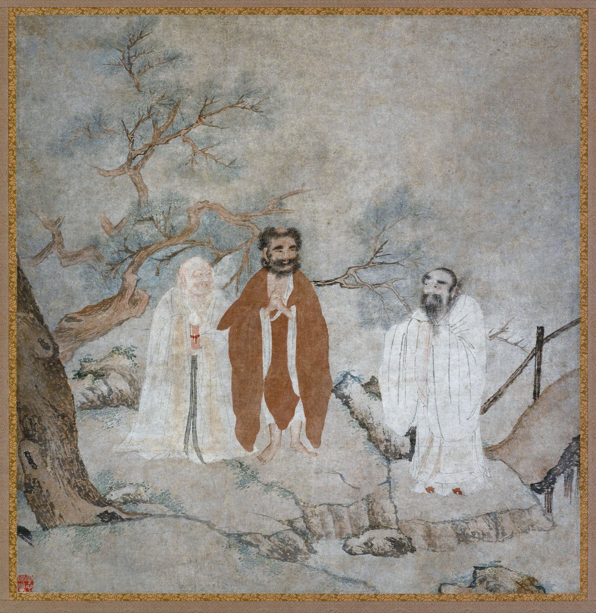 Sakyamuni, Lao Tzu e Confúcio de Unknown
