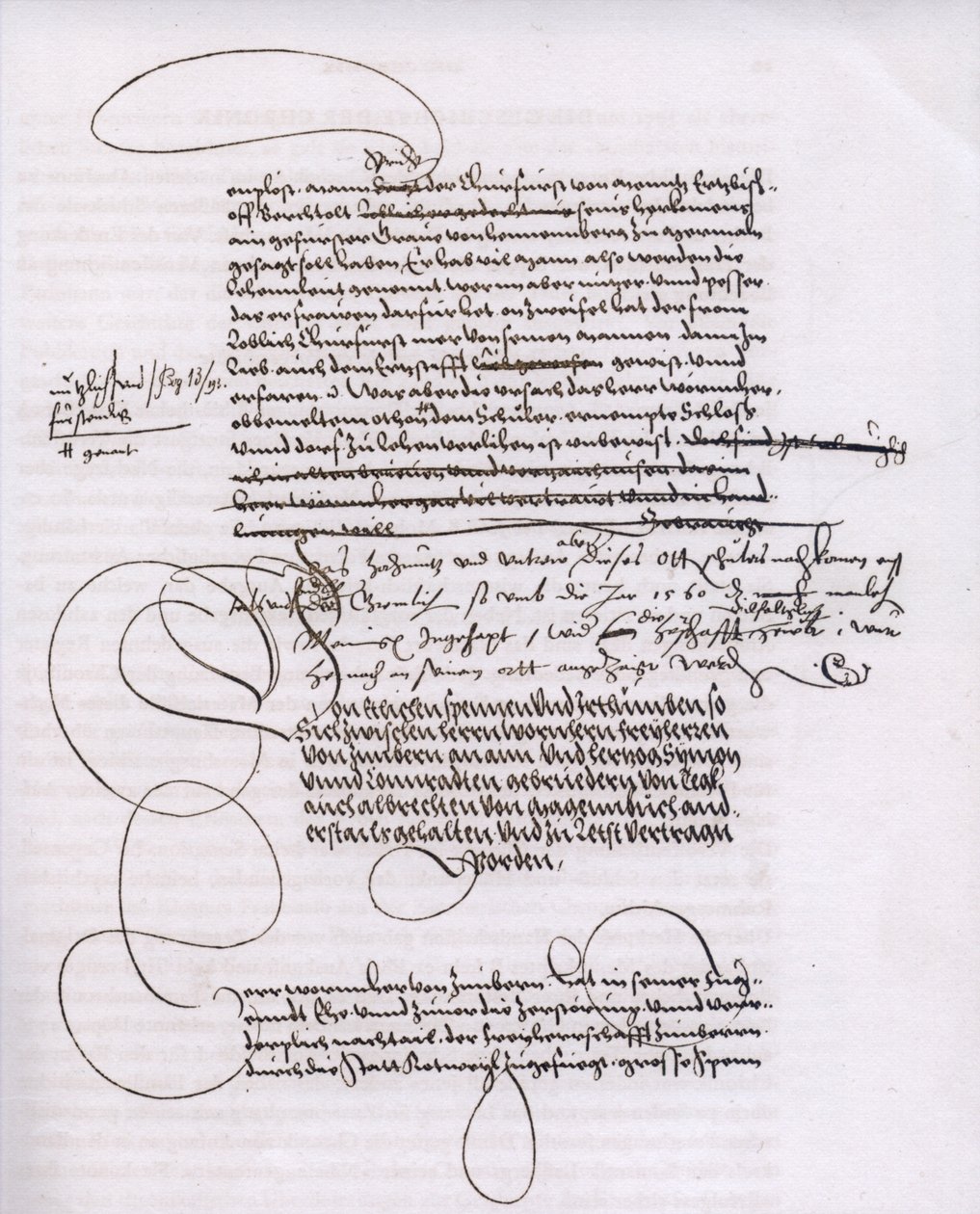 Página do manuscrito A do Zimmerische Chronik de Unknown