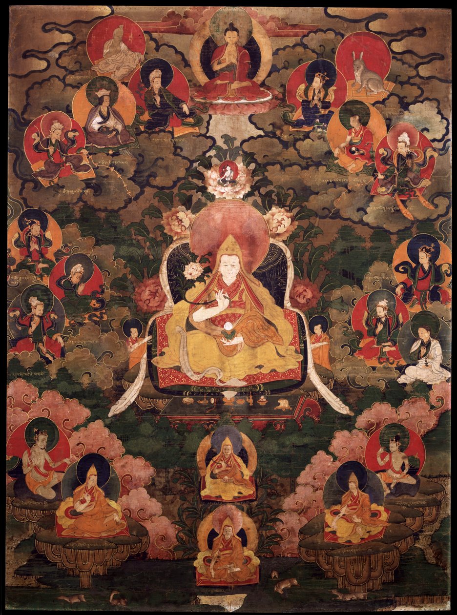 Sétimo Dalai Lama, Kalzang Gyatso (1708-1757) de Unknown
