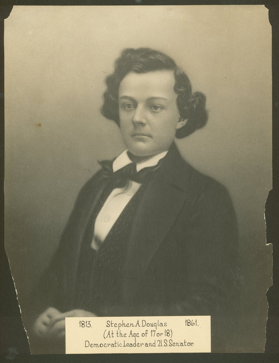 Stephen Douglas (na idade de 17 ou 18) de Unknown