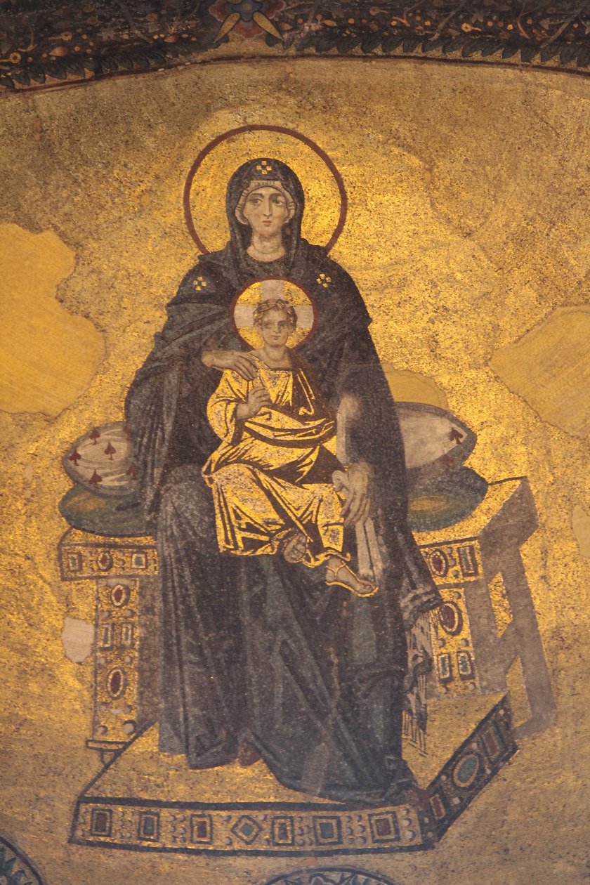 Theotokos em Hagia Sophia de Unknown