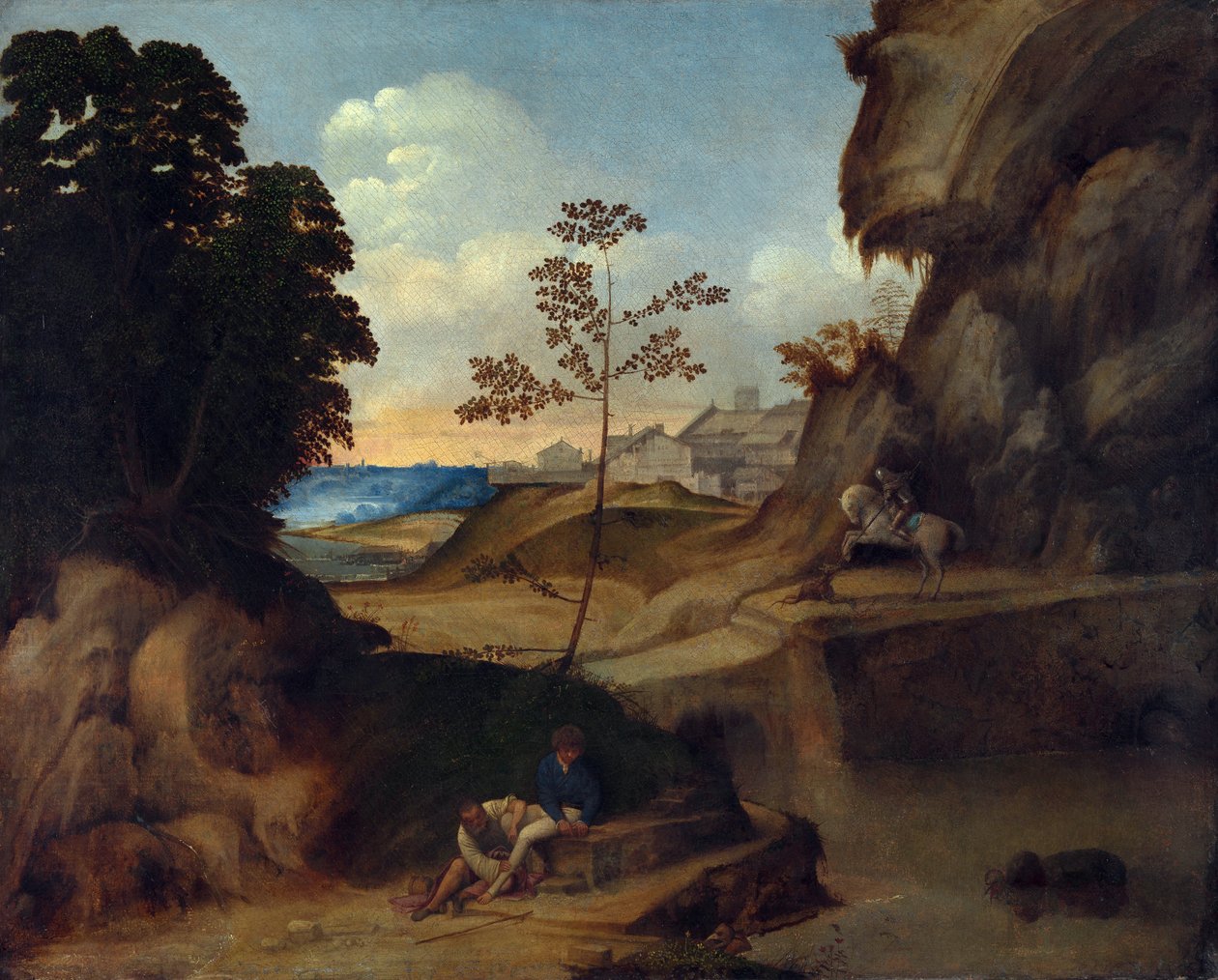 Il Tramonto (o pôr do sol) de Giorgione