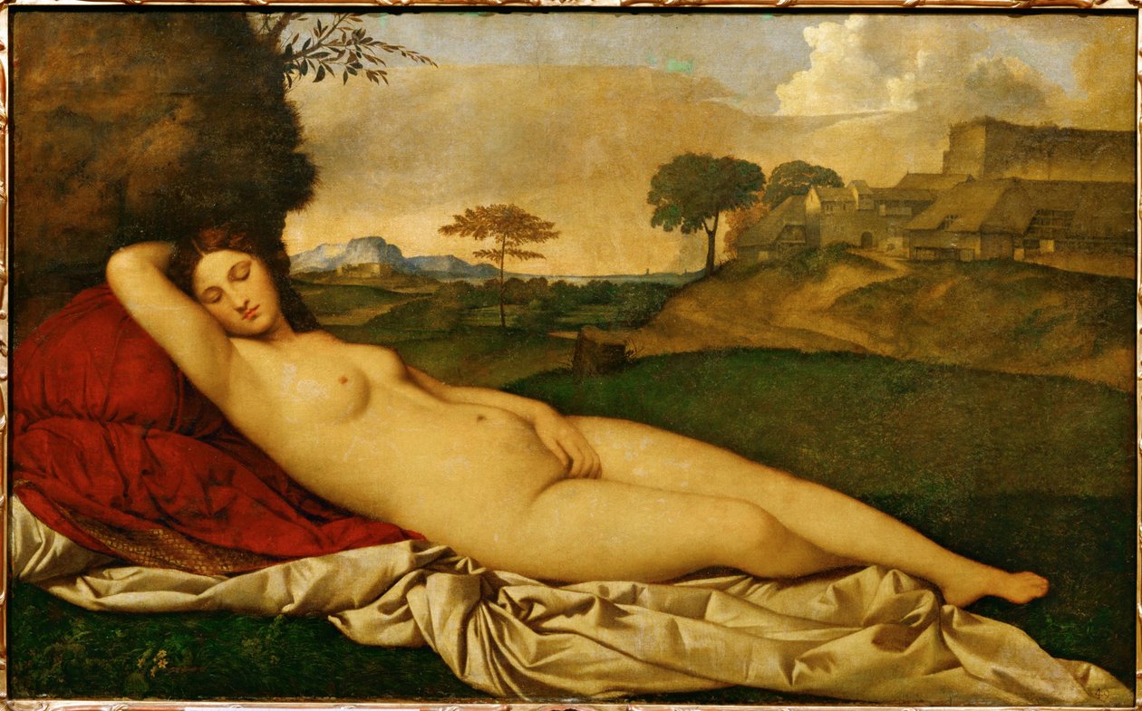 Vénus adormecida (óleo sobre tela) de (1476/8-1510) Giorgione