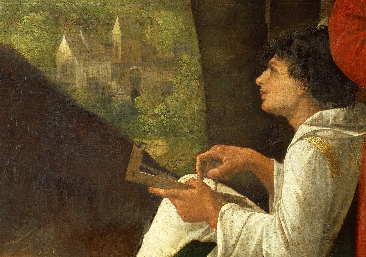 Três Filósofos por Giorgione (1478-ca 1510), óleo sobre tela de Giorgione