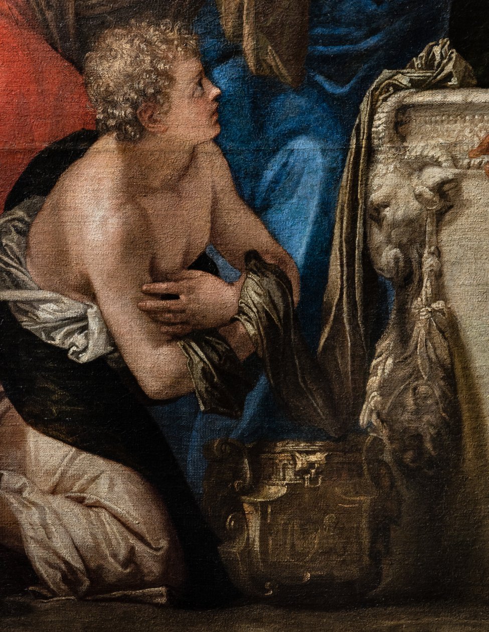 A Unção de David, detalhe de (1528 88) Veronese