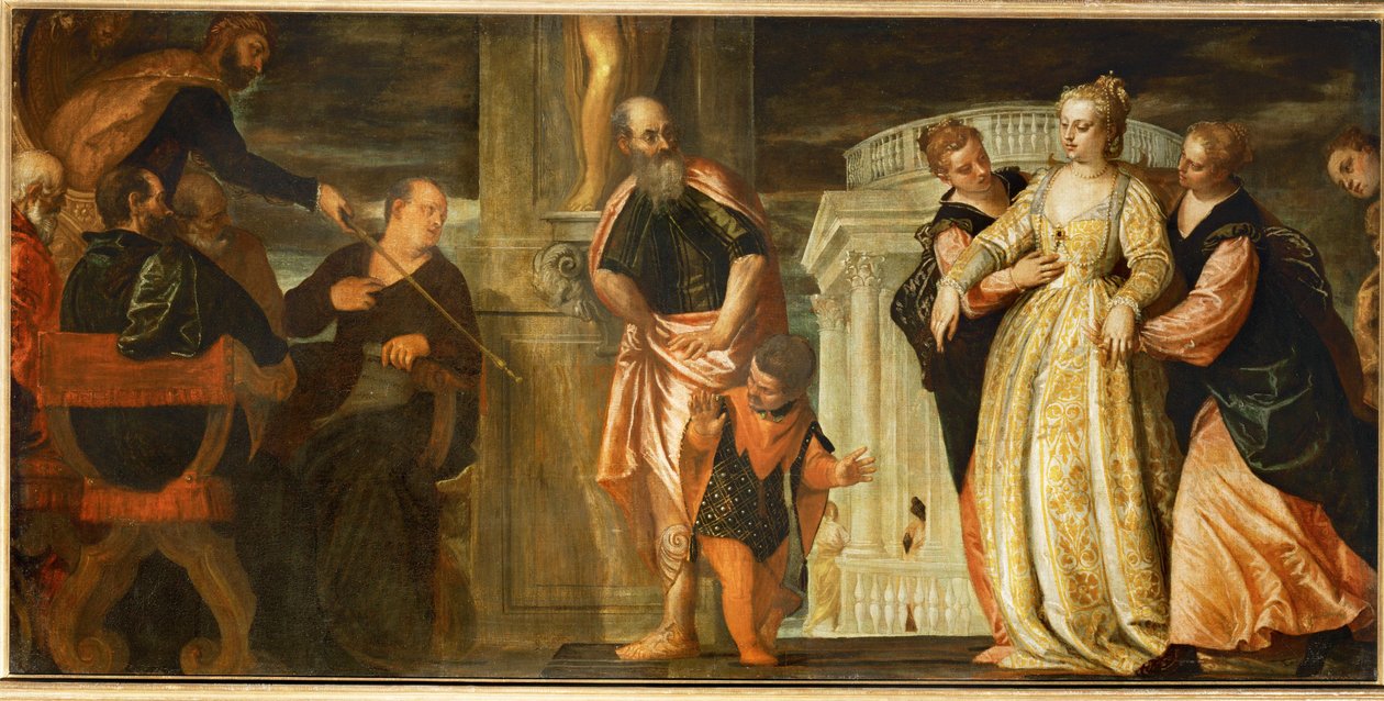 Ester perante Assuero (pintura sobre tela) de (1528-88) Veronese