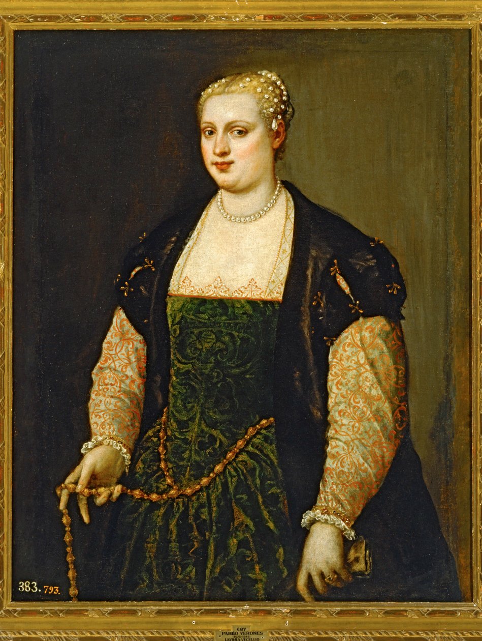 Lavinia Vecellio ... (pintura sobre tela) de (1528-88) Veronese