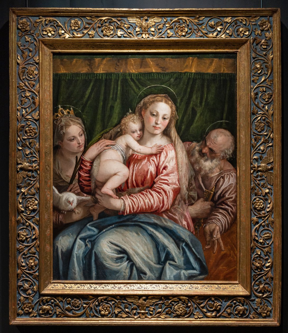 Madonna e o Menino Jesus entre S. Catarina de Alessandria e Pedro de (1528 88) Veronese