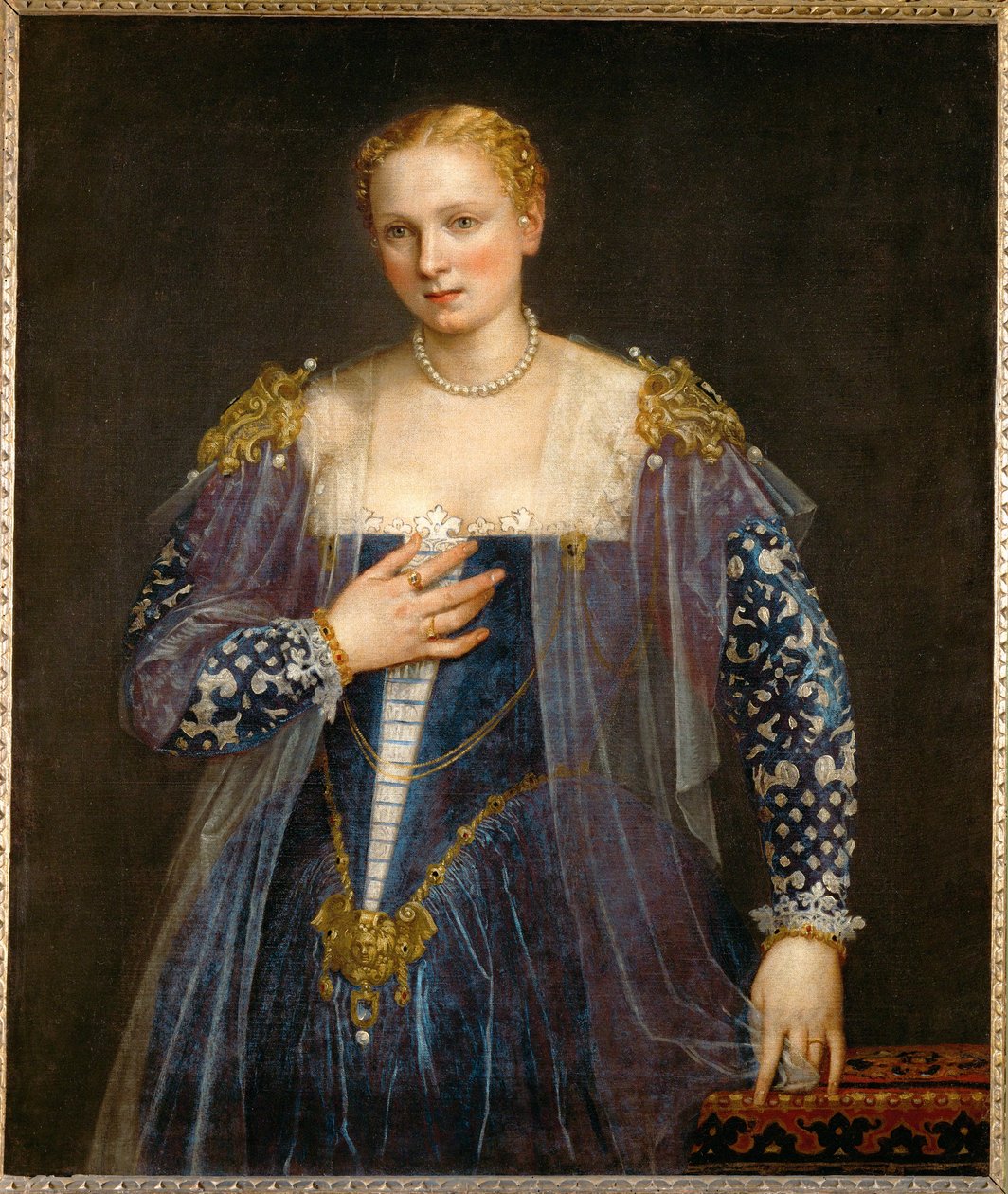Retrato de uma mulher, chamada "La bella Nani" ... de (1528 88) Veronese