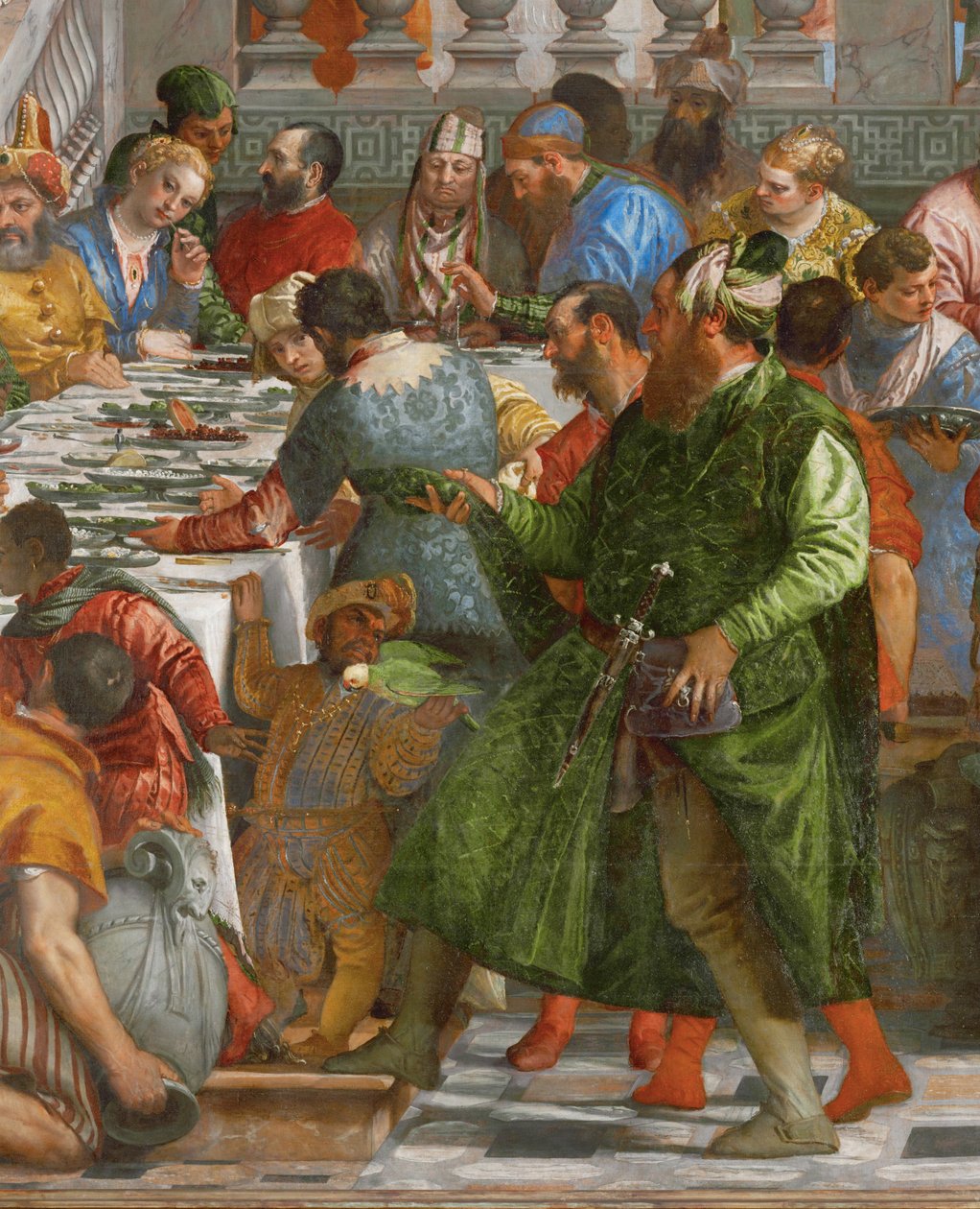 O casamento em Cana ... de (1528 88) Veronese