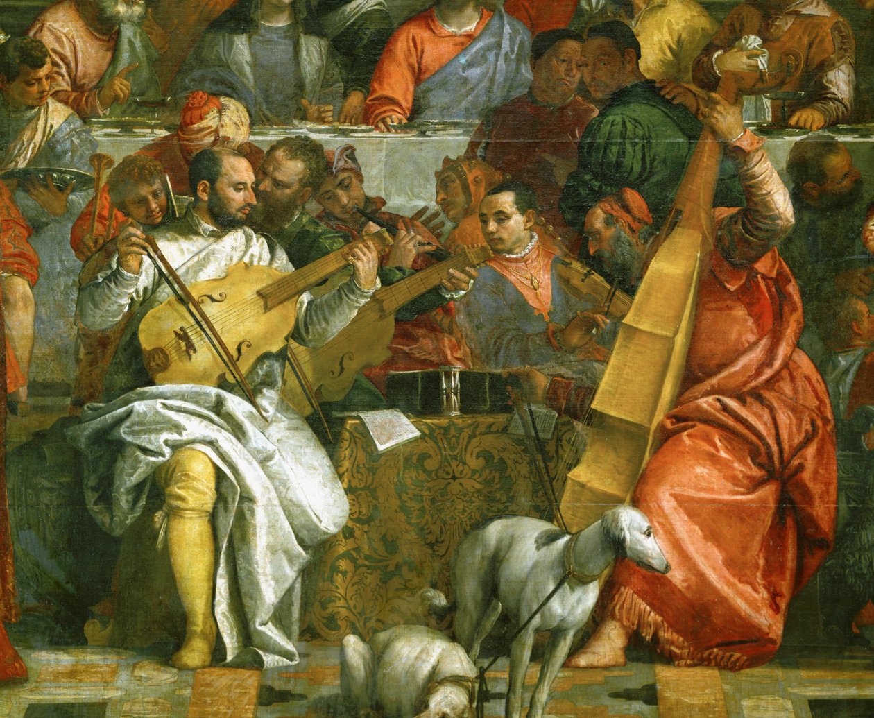 O casamento em Cana ... de (1528 88) Veronese