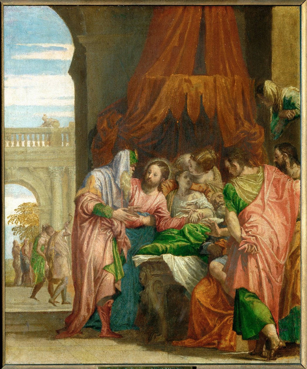 A ressurreição da filha de Jairo ... de (1528 88) Veronese