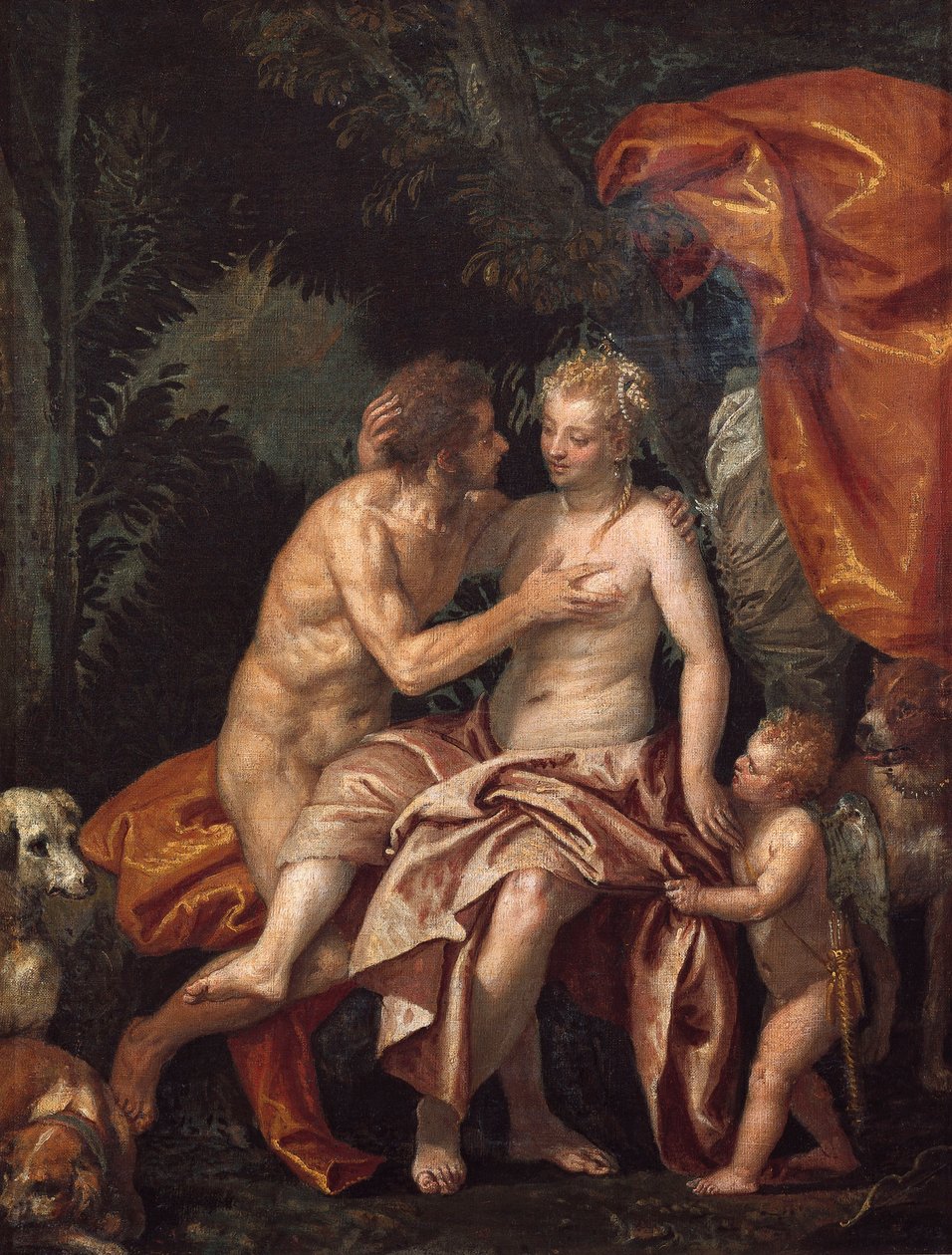 Vênus e Adônis de Veronese