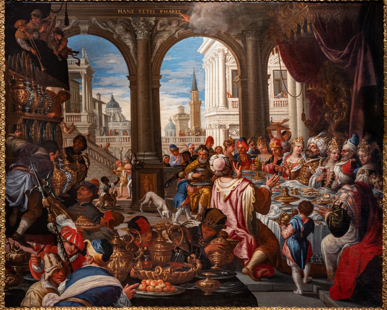 Banquete de Balthazar de (1528 88) (workshop of) Veronese