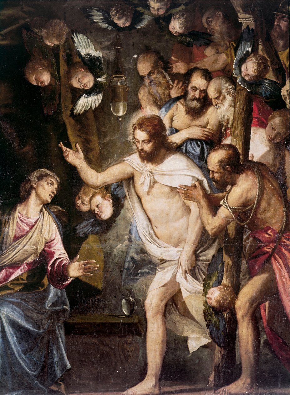 Cristo no Limbo, pintura de Paolo Caliari Veronese de Veronese