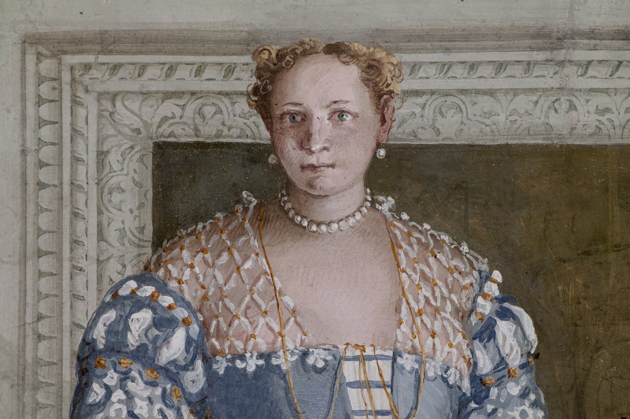 Donna Barbaro, o Salão do Olimpo, detalhe de 2632651 de Veronese