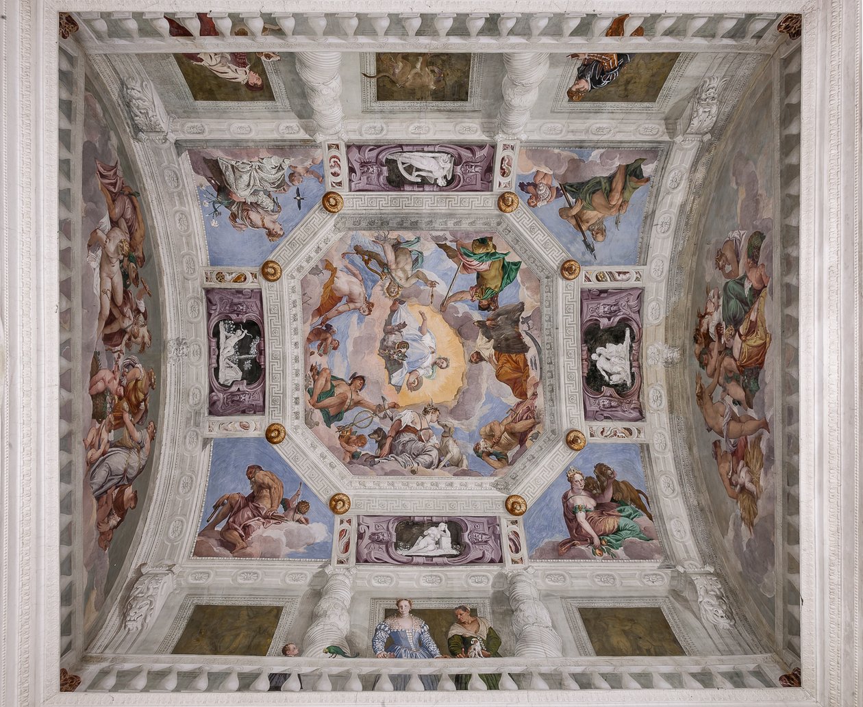 O Olimpo, cofre do Salão do Olimpo de Veronese