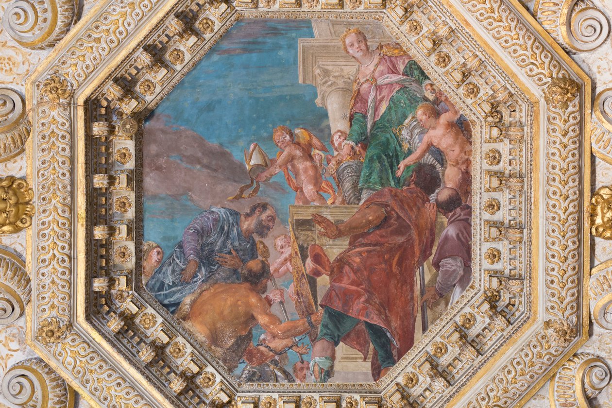 Veneza distribuindo honras de (1528 88) Veronese