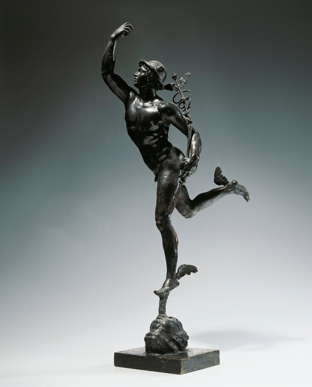 Itália, Milão, região da Toscana, estatueta de bronze de Flying Mercury de Giambologna
