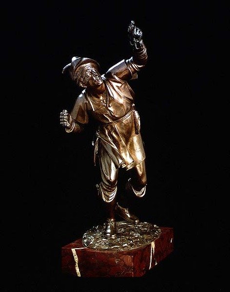 O Apanhador de Pássaros (bronze) de Giambologna