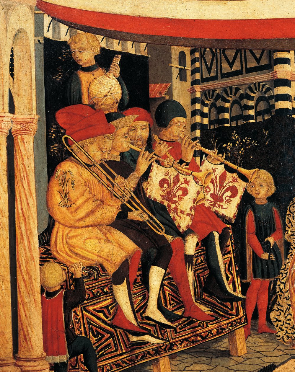 Músicos de Giovanni di Ser Giovanni
