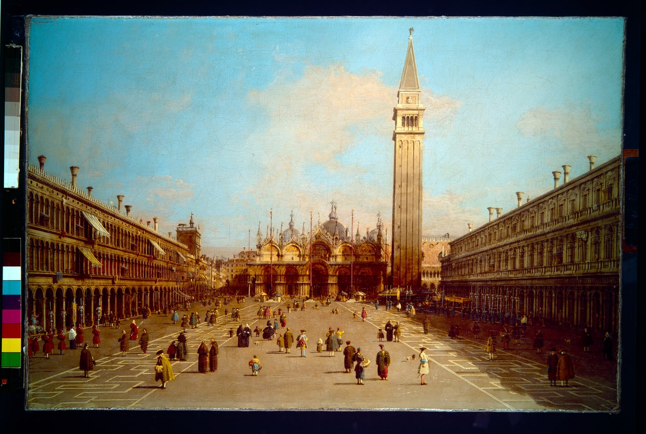 Praça de São Marcos com vista para a Basílica de São Marcos de (1697 1768) Canaletto