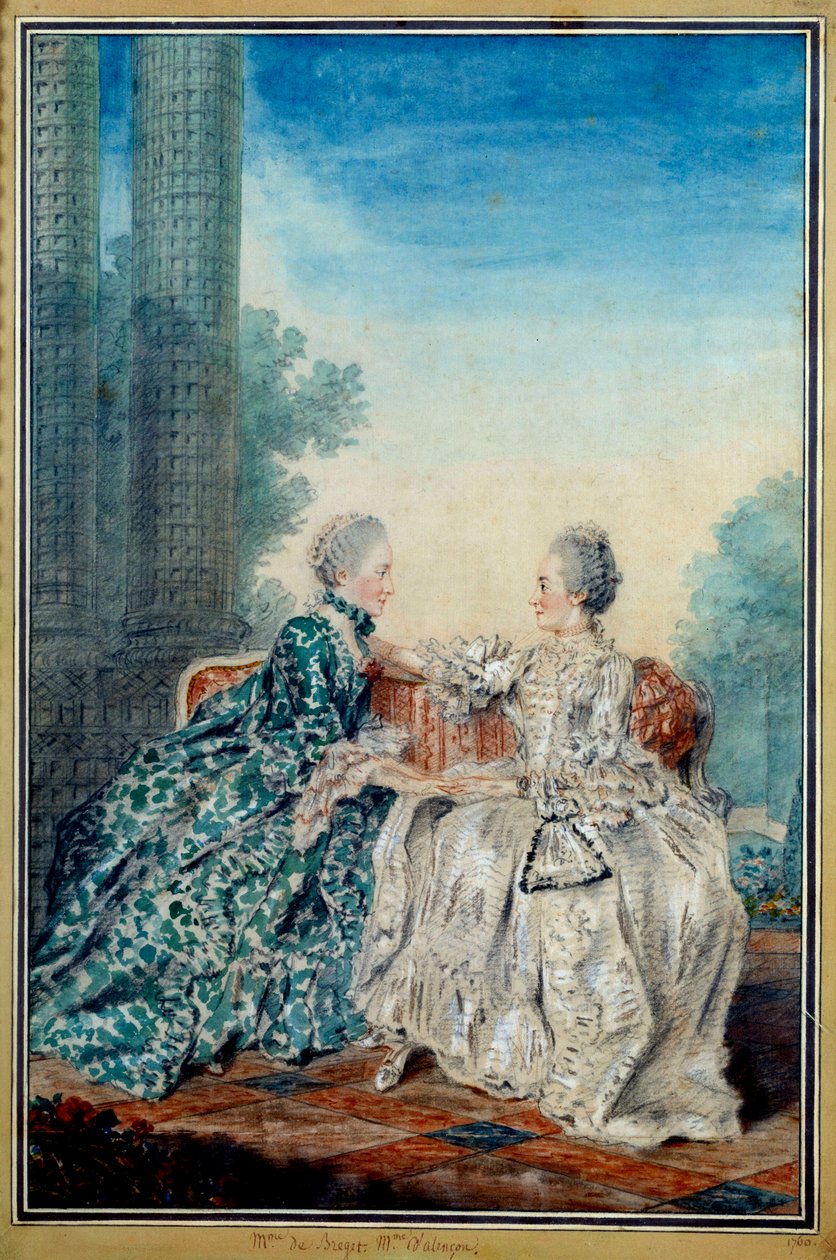 Retrato de Madame de Breget e Madame d