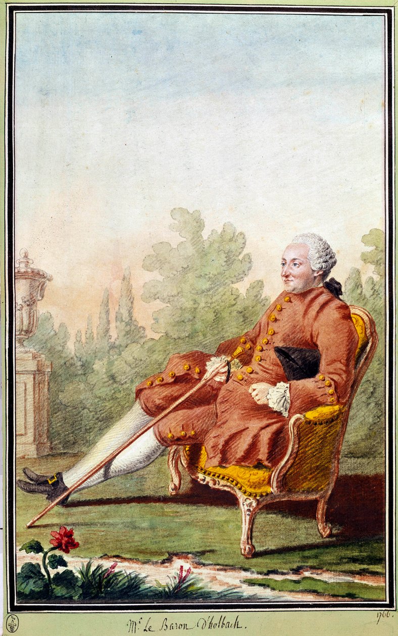 Retrato de Paul Henri Dietrich, Barão d