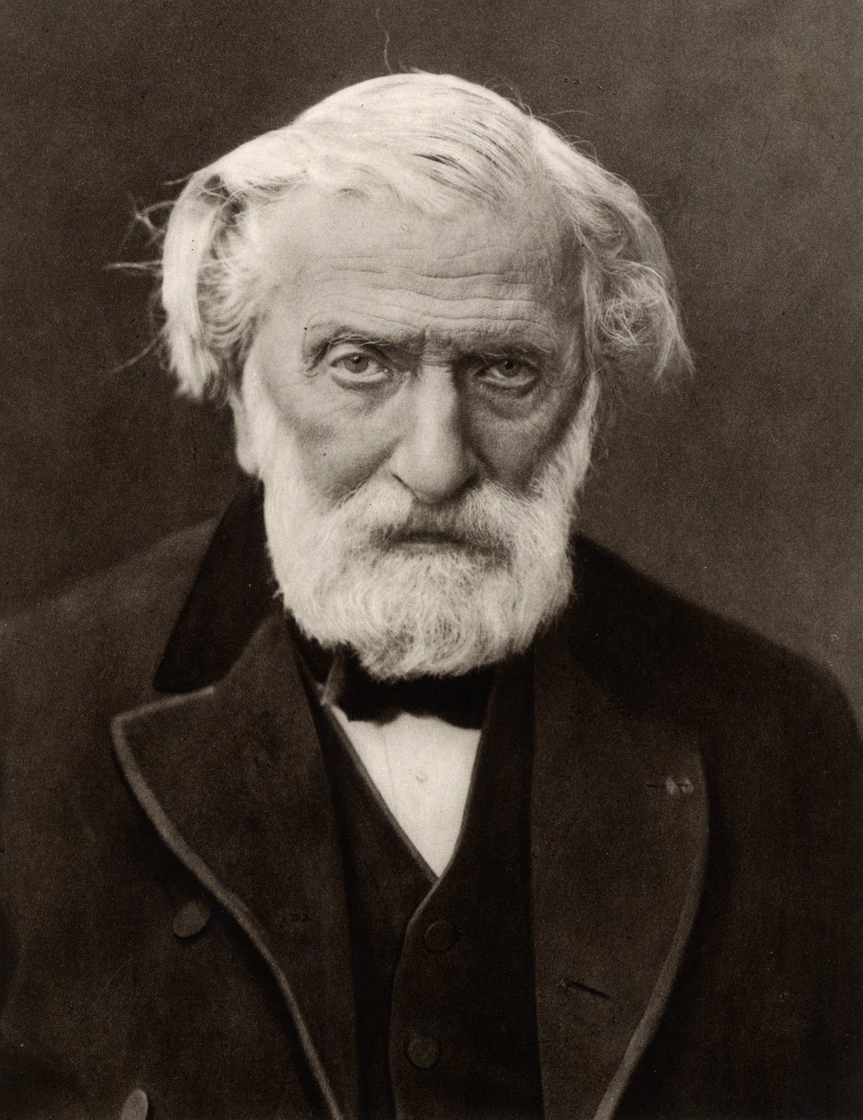 (Charles Louis) Ambroise Thomas (1811-1896) compositor francês e diretor do Conservatório de Paris desde 1871 (fotografia a preto e branco) de (1820 1910) Nadar