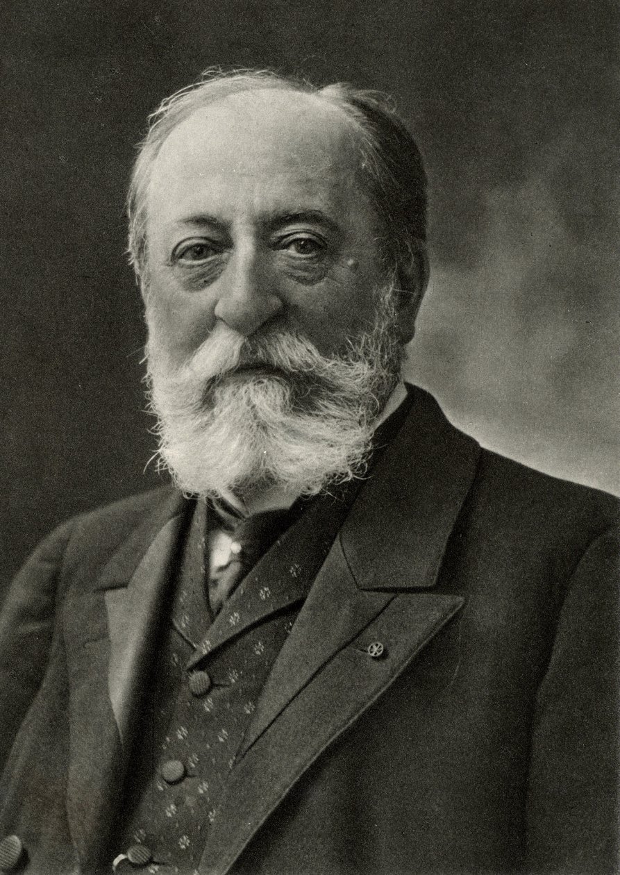 Camille Saint Saens (Saint-Saens) (1835-1921) Compositor e organista francês (fotografia a preto e branco) de (1820 1910) Nadar