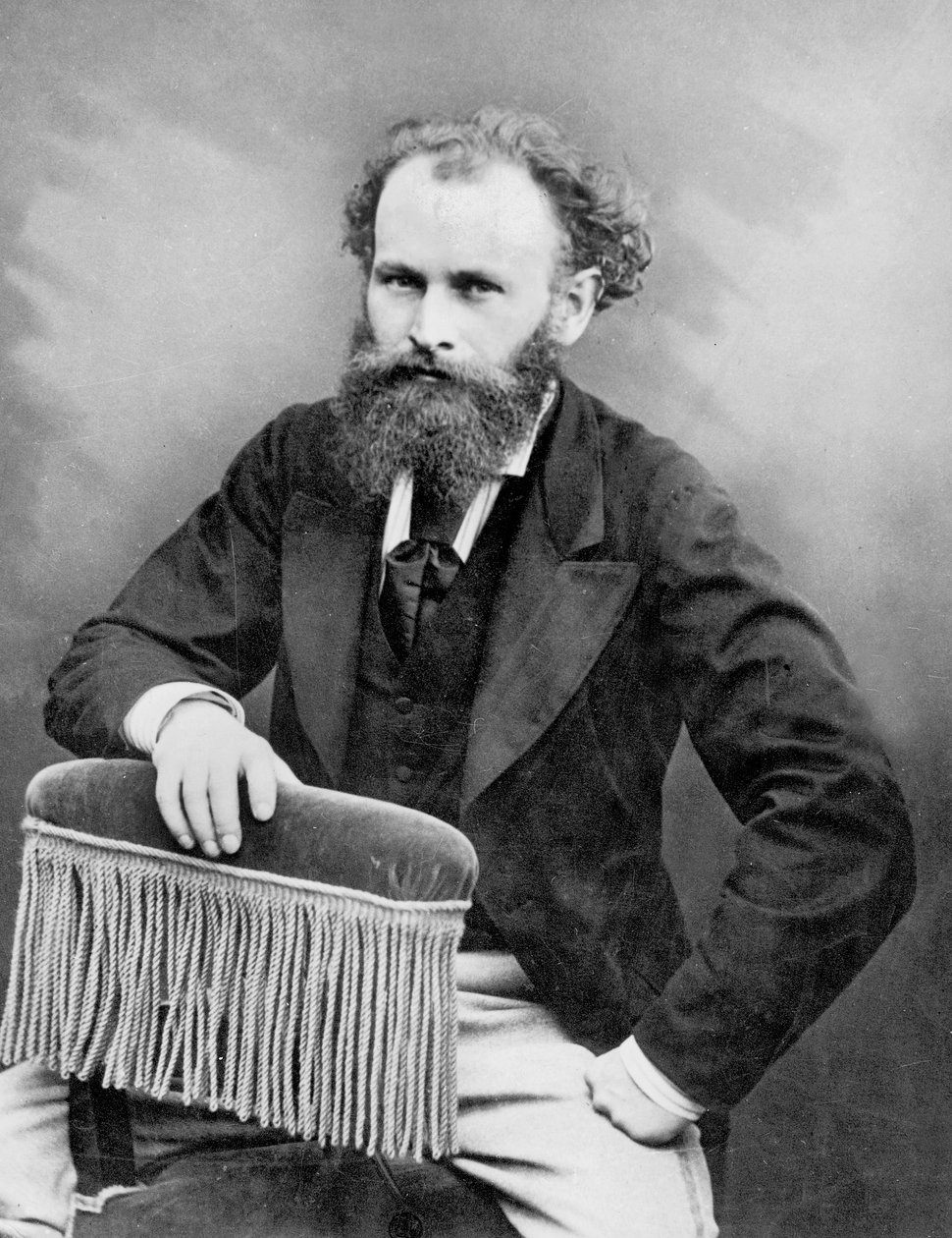 Edouard Manet, c. 1875 (fotografia a preto e branco) de (1820 1910) Nadar