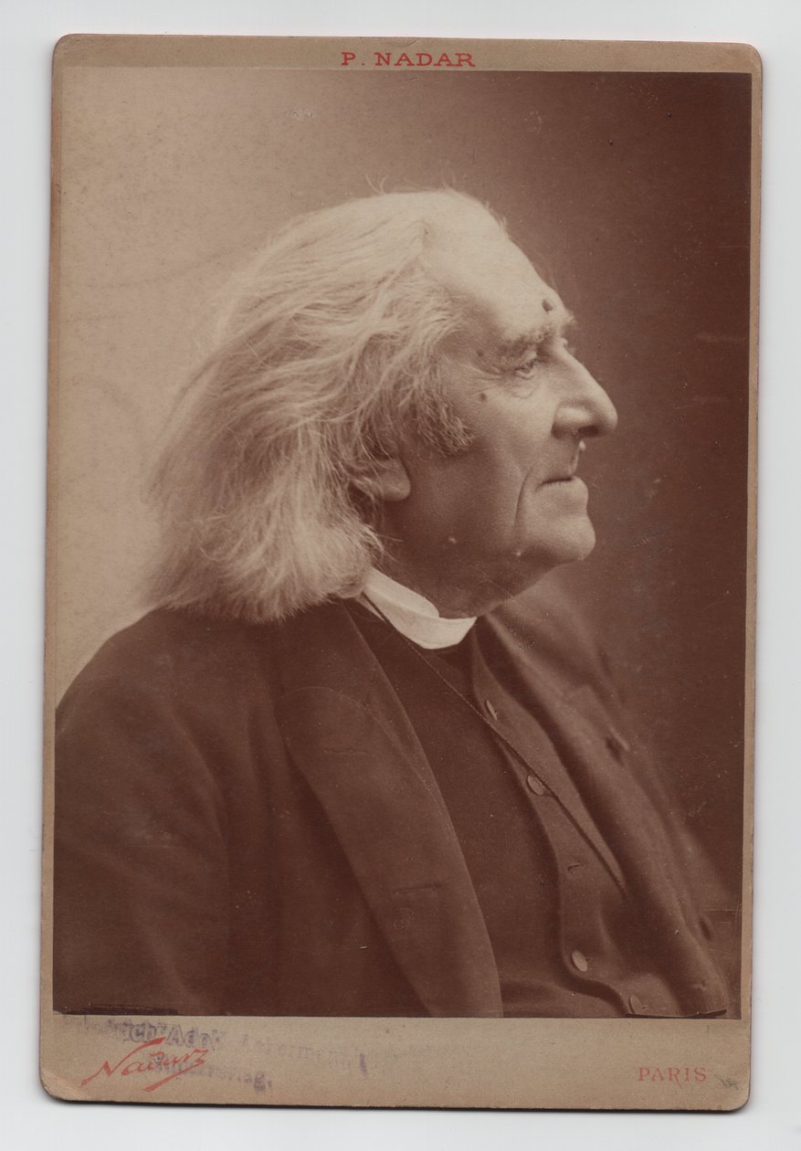 Franz Liszt (1811-1886) (1886, fotografia) de (1820 1910) Nadar